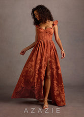 Jianna {color} Flutter Sleeves Maxi Dress