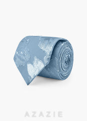 Tonal Floral Modern Tie