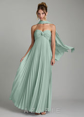 Azazie Tempest Agave Empire Corset Chiffon Convertible Dress