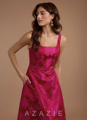Kaylen {color} Midi Dress sp_ruby_fuchsia_#rf134452