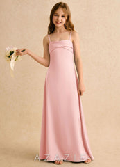 Azazie Mirabella Girls Formal Powder Pink Sheath Sweetheart Neckline Stretch Satin Dress powder_pink