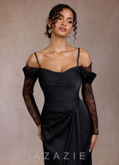 Gizela {color} Lace Maxi Dress black