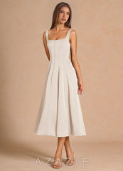 Nolia {color} Midi Dress sp_cream_#cr134128