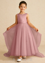 Azazie Pumpkin Dusty Rose A-Line Convertible Tulle Dress dusty_rose