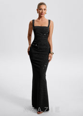 Eira {color} Rhinestones Maxi Dress
