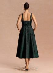 Azara {color} Midi Dress sp_emerald_black_#eb134985