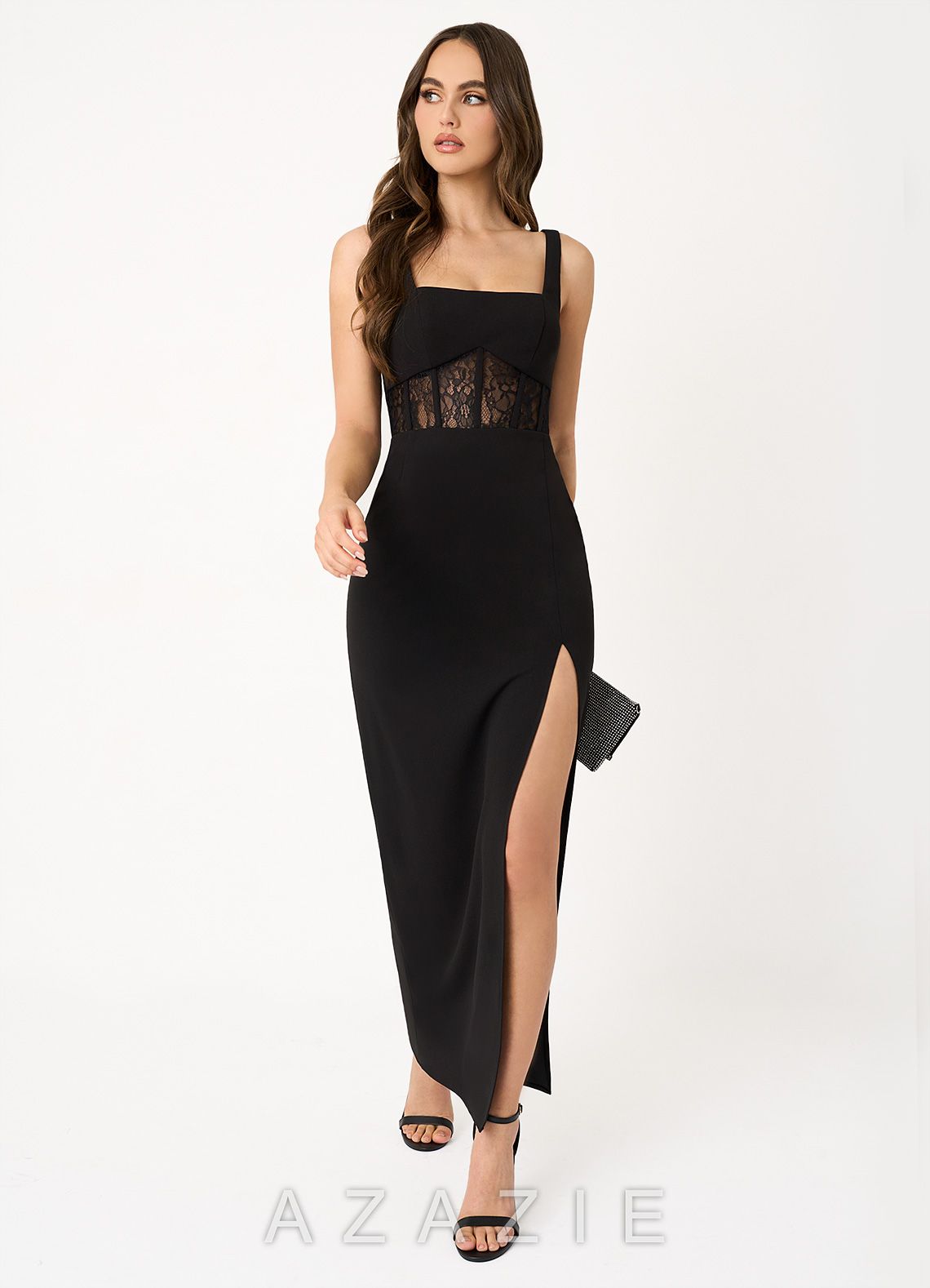 Lucia {color} Lace Corset Maxi Dress