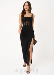 Lucia {color} Lace Corset Maxi Dress