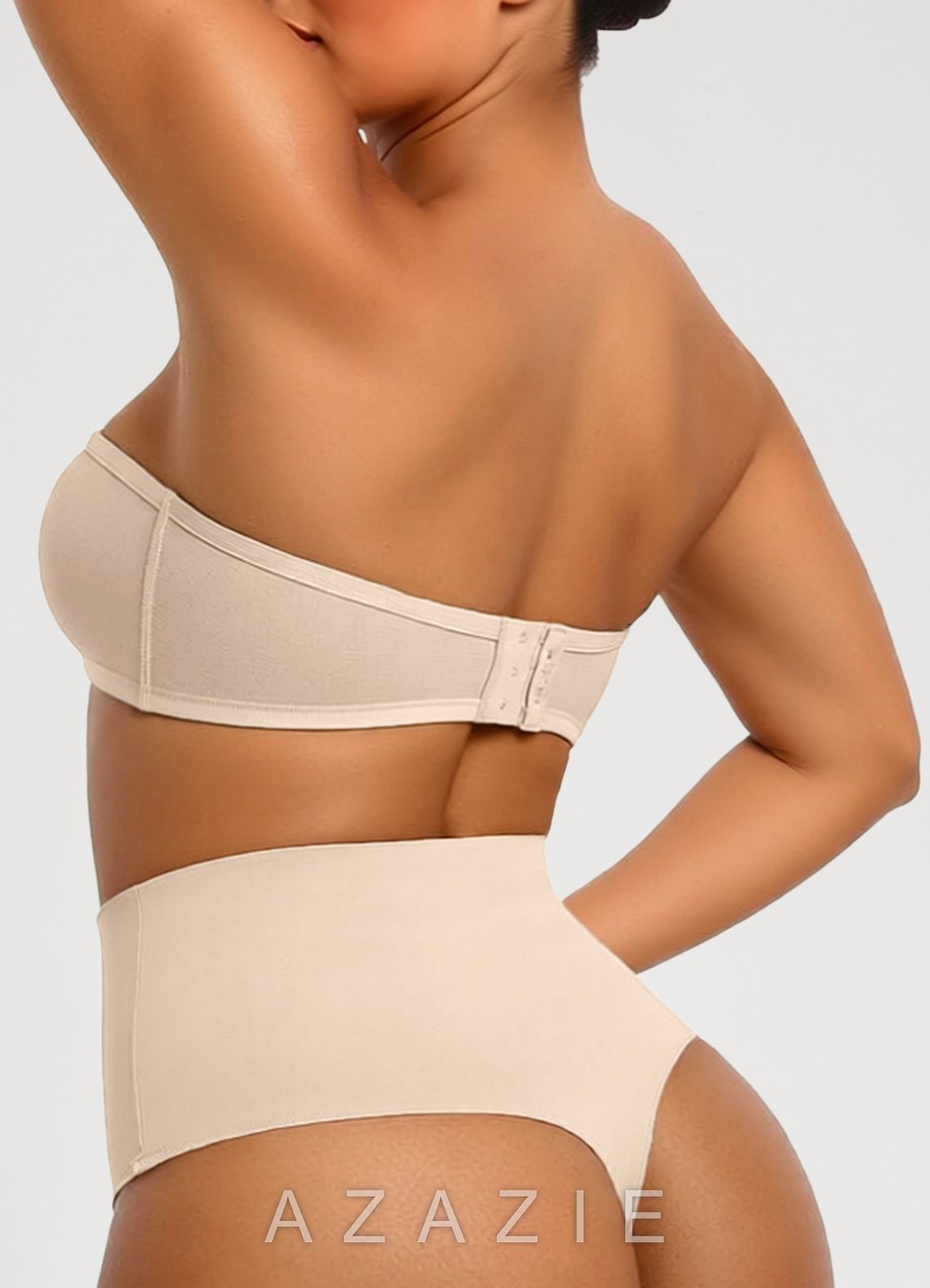 Full Sizes Underwire Shaping Mesh Bra (No Padding)  nude