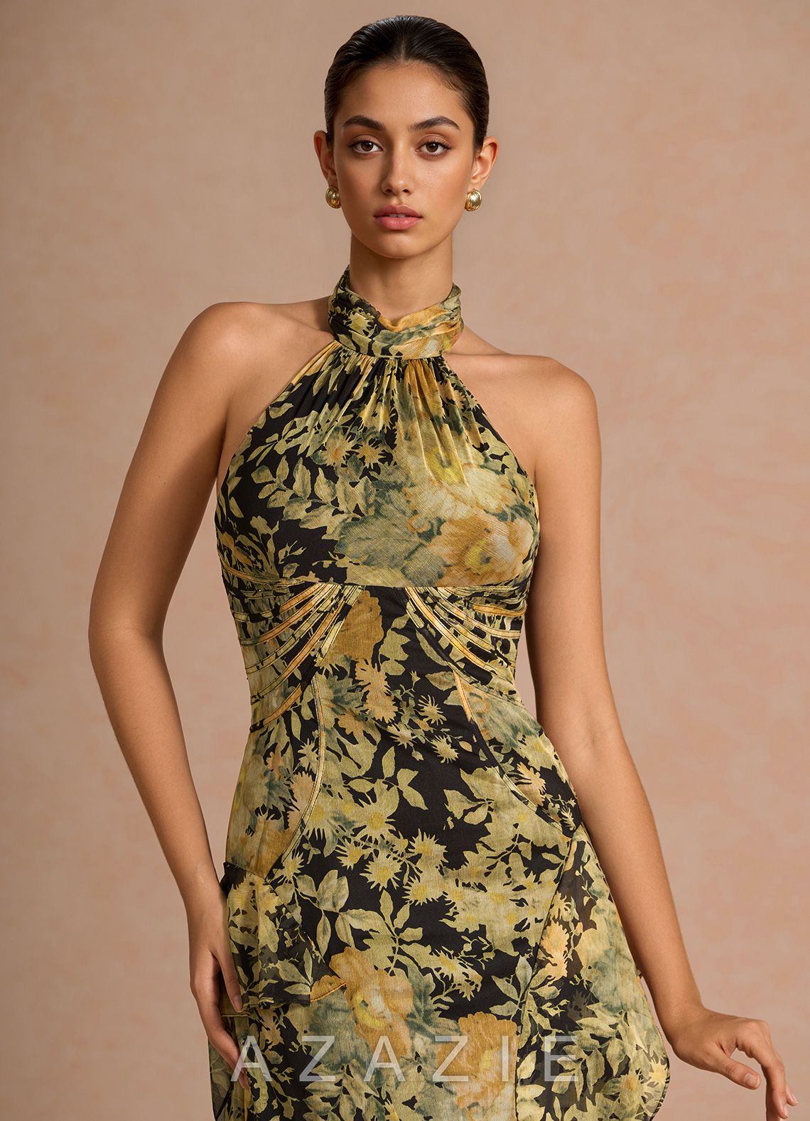 Vireya {color} Maxi Dress  sp_black_floral_#bf134362