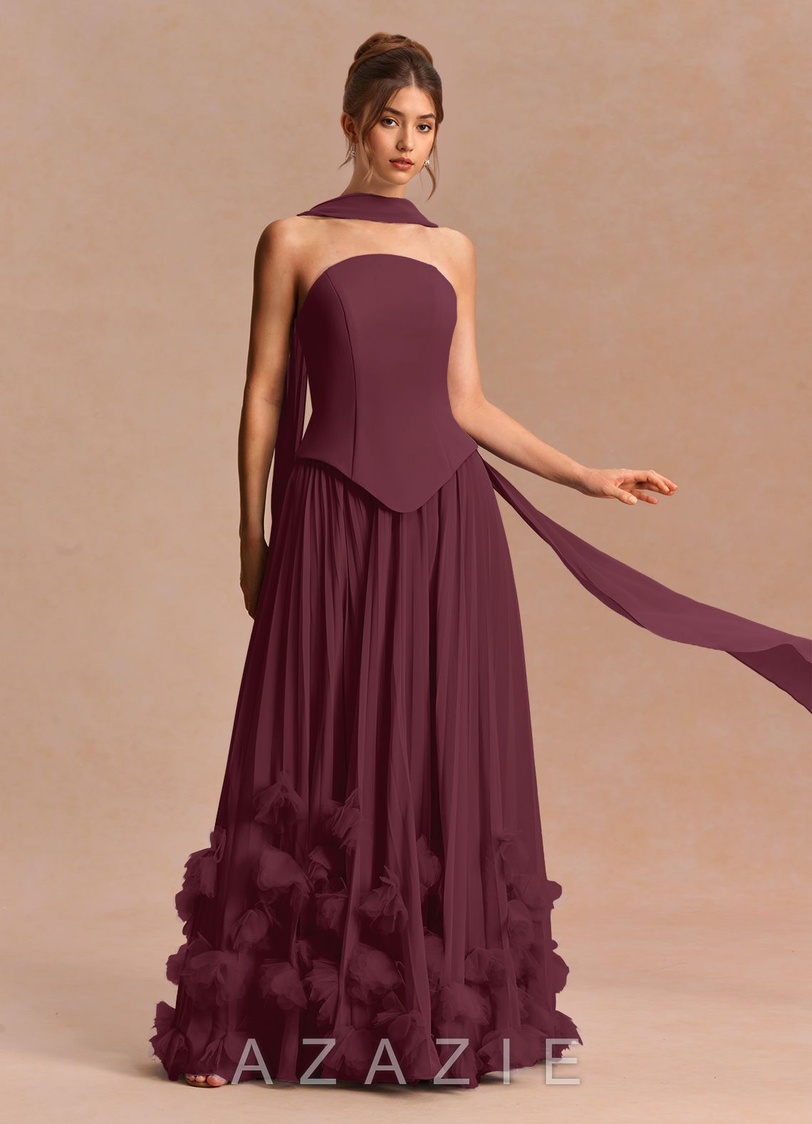 Noeline {color} Maxi Dress  wine_#wn134182