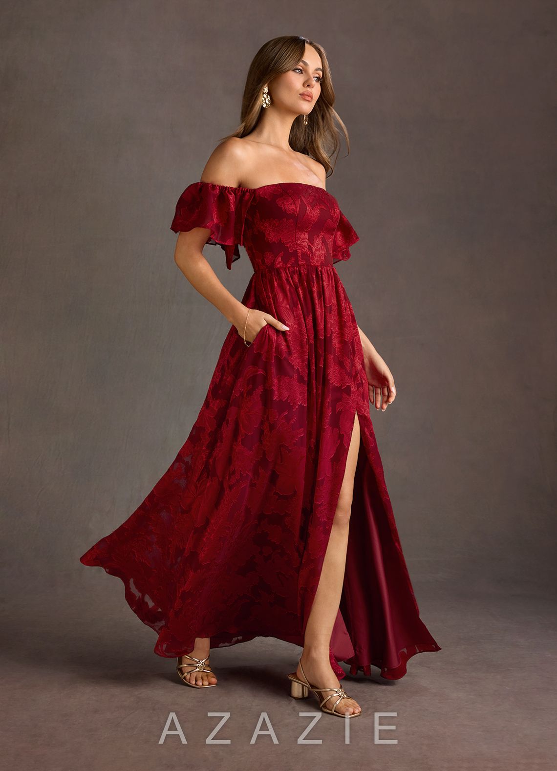 Victoria {color} Maxi Dress  sp_ruby_red_#rr134323