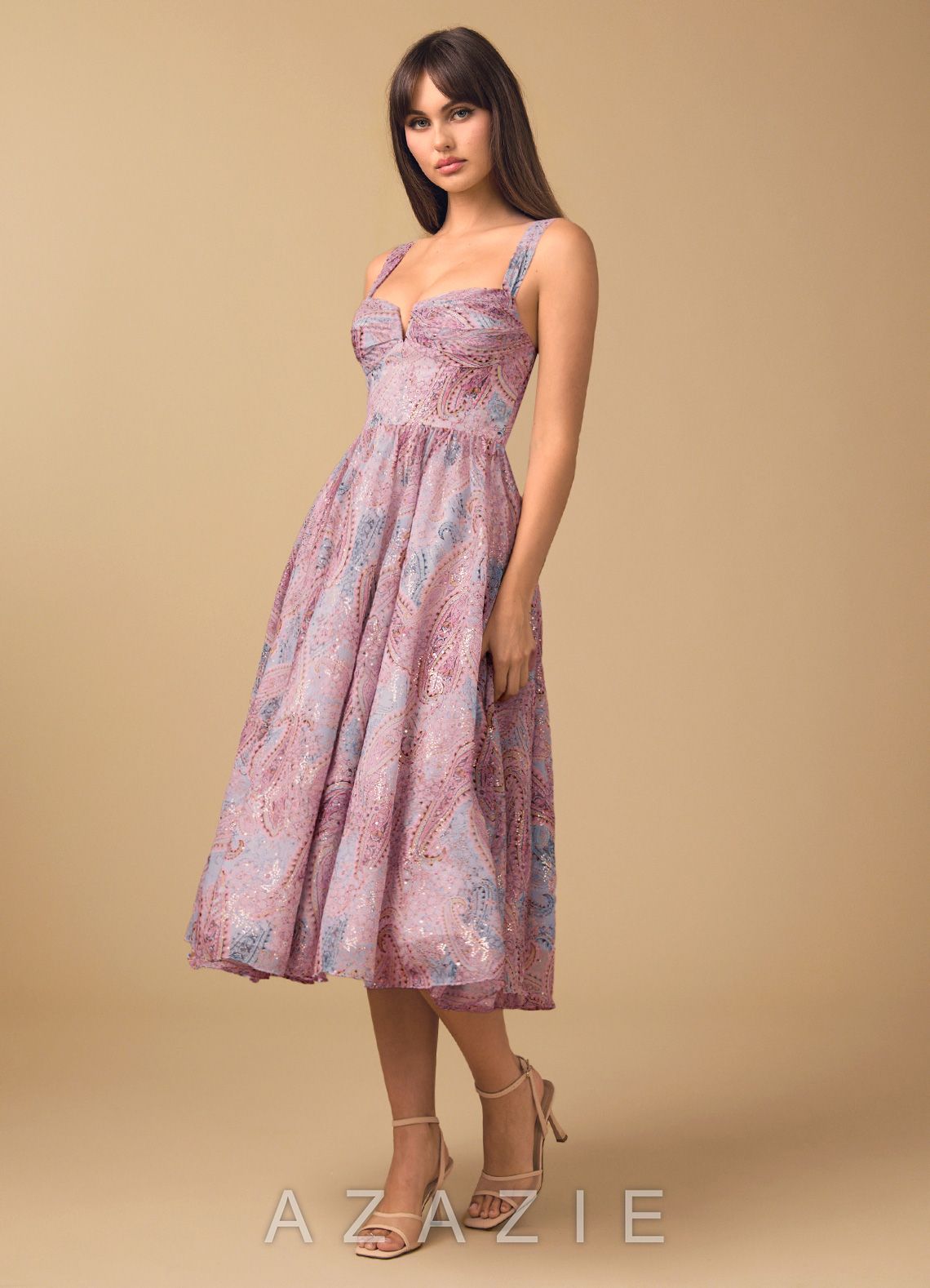 Charli {color} Midi Dress  sp_vintage_paisley_#vp134383