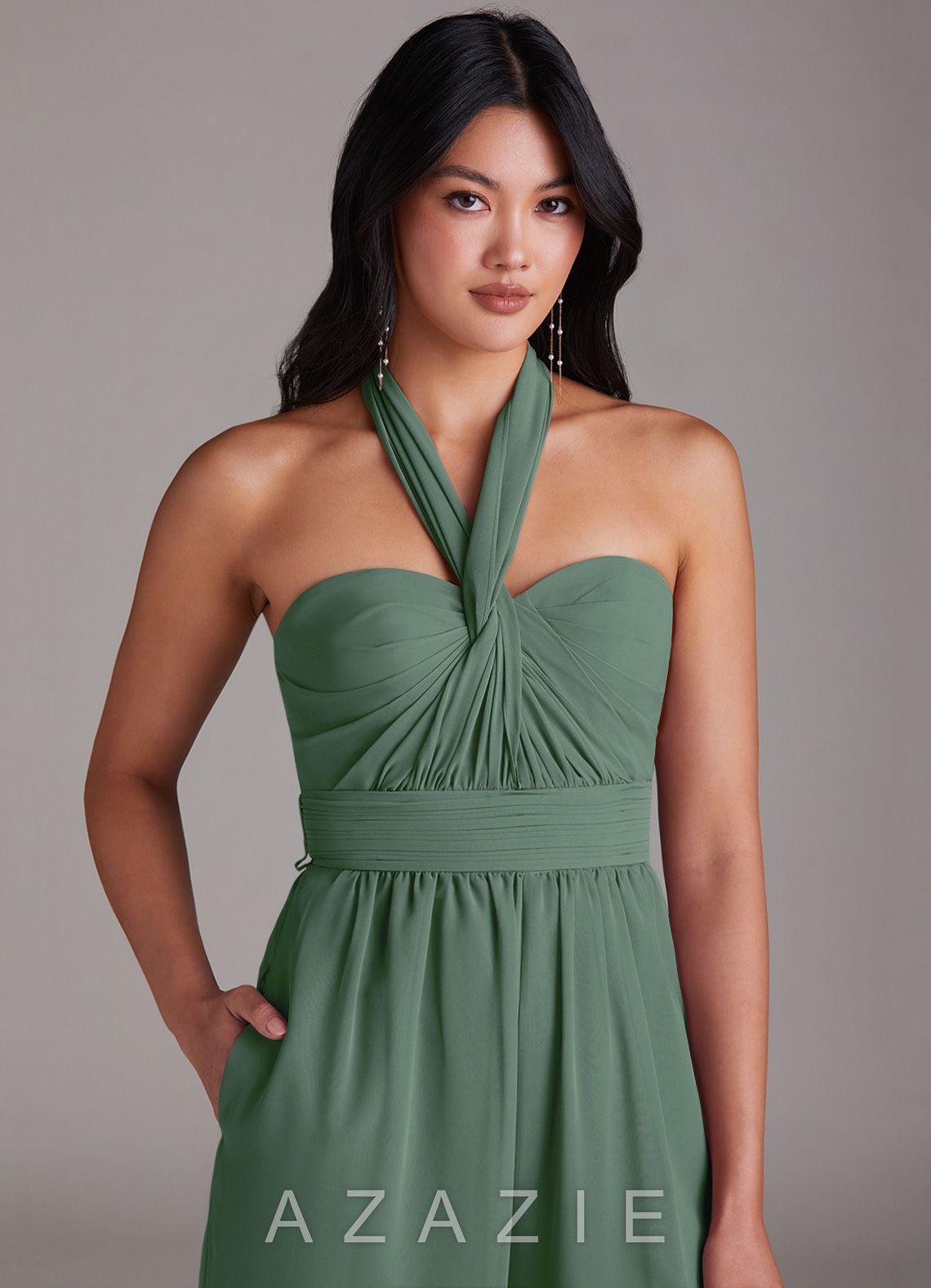 Lamara {color} Jumpsuit  eucalyptus