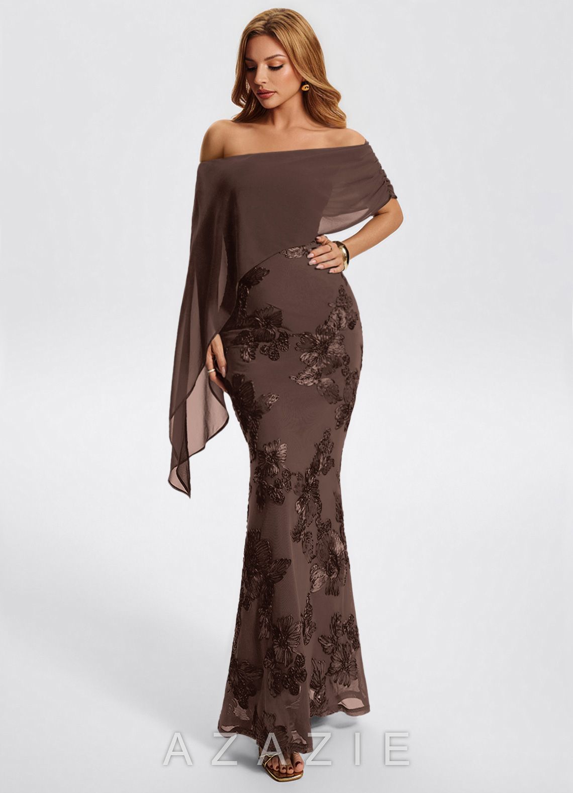 Rhiannon {color} Maxi Dress  mocha_brown