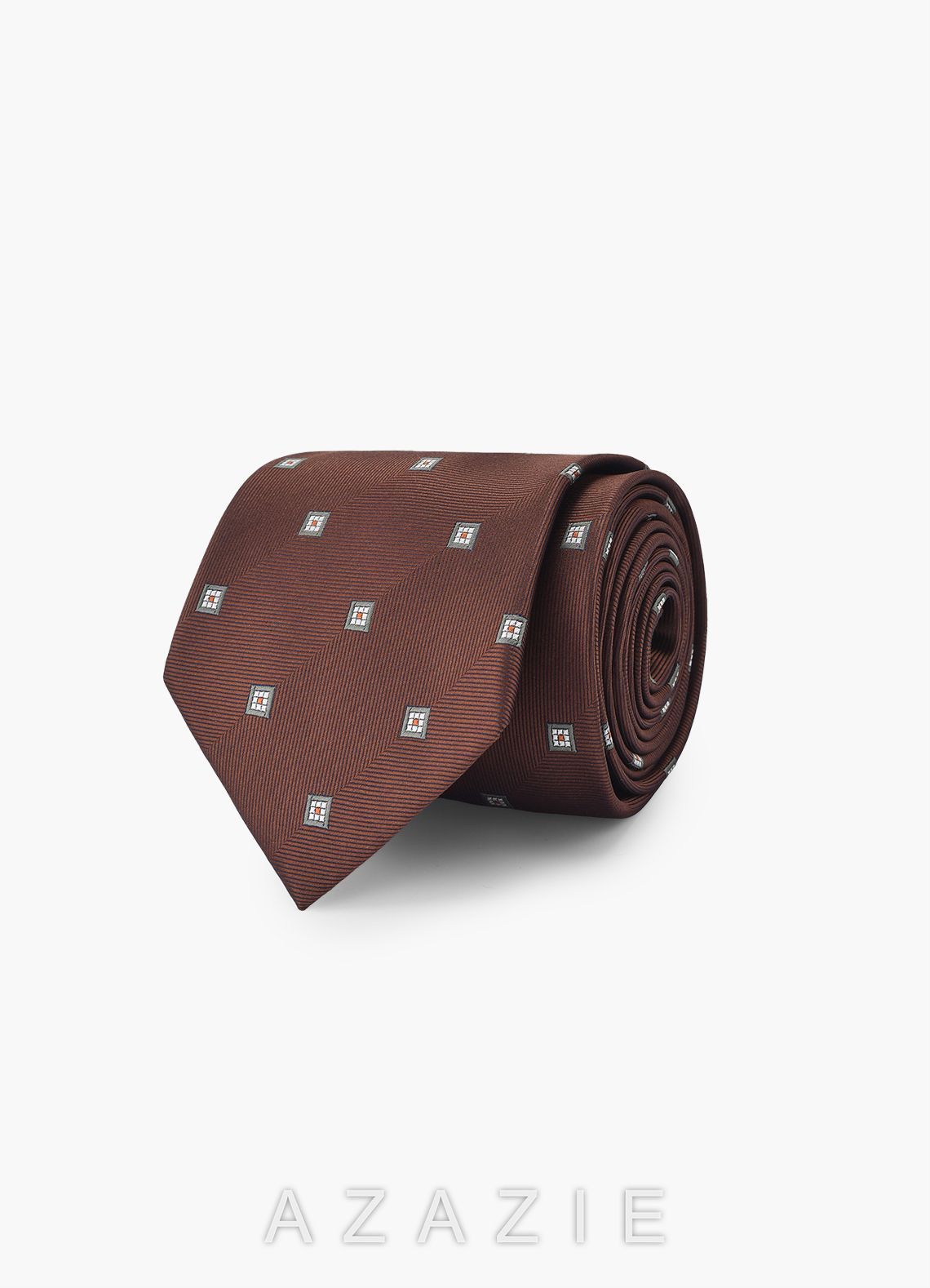 Neat Pattern Woven Tie