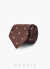 Neat Pattern Woven Tie