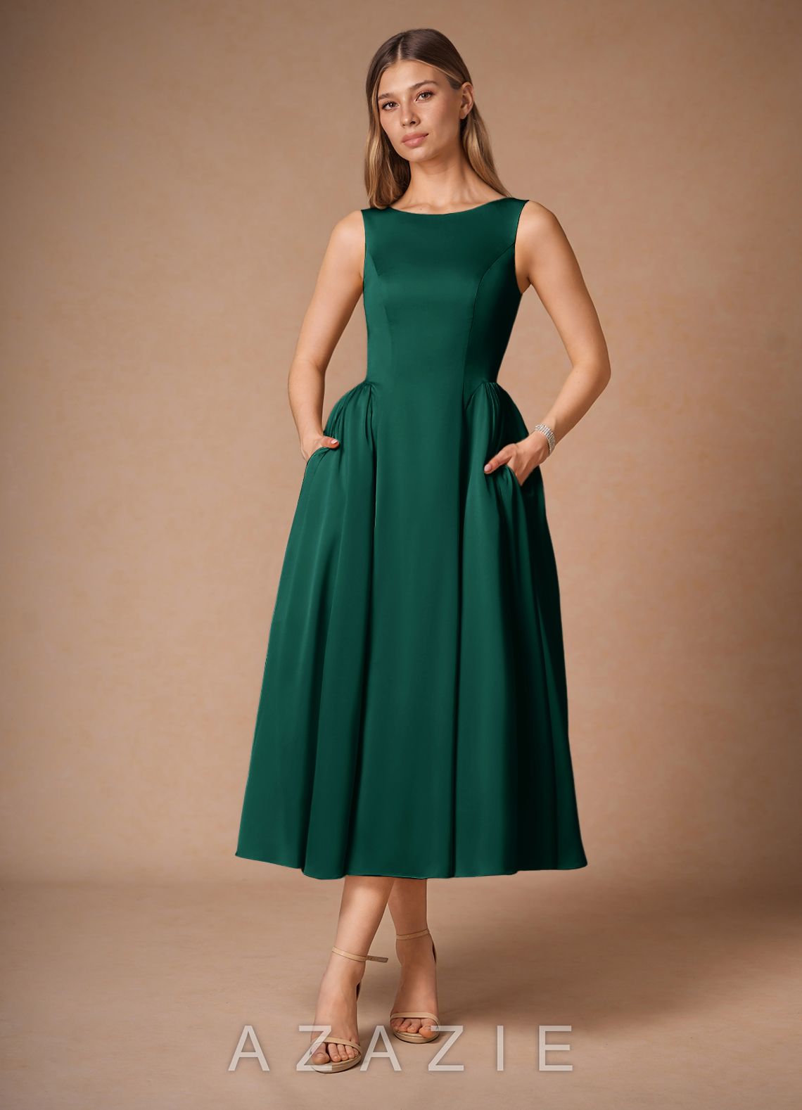 Casey {color} Midi Dress  sp_hunter_green_#hg134942