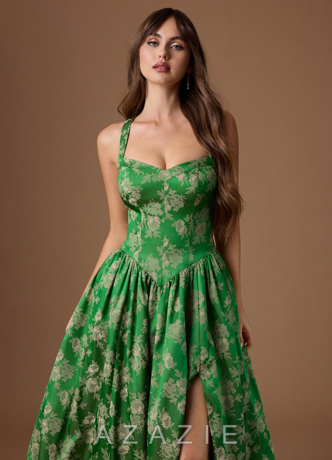 Remie {color} Maxi Dress  sp_green_bloom_#gb134304