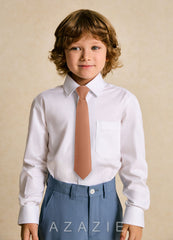 Boy's Stretch Satin Pre-Tie