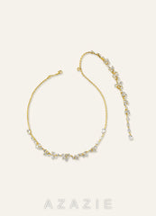 Crystal Clusters Back Necklace
