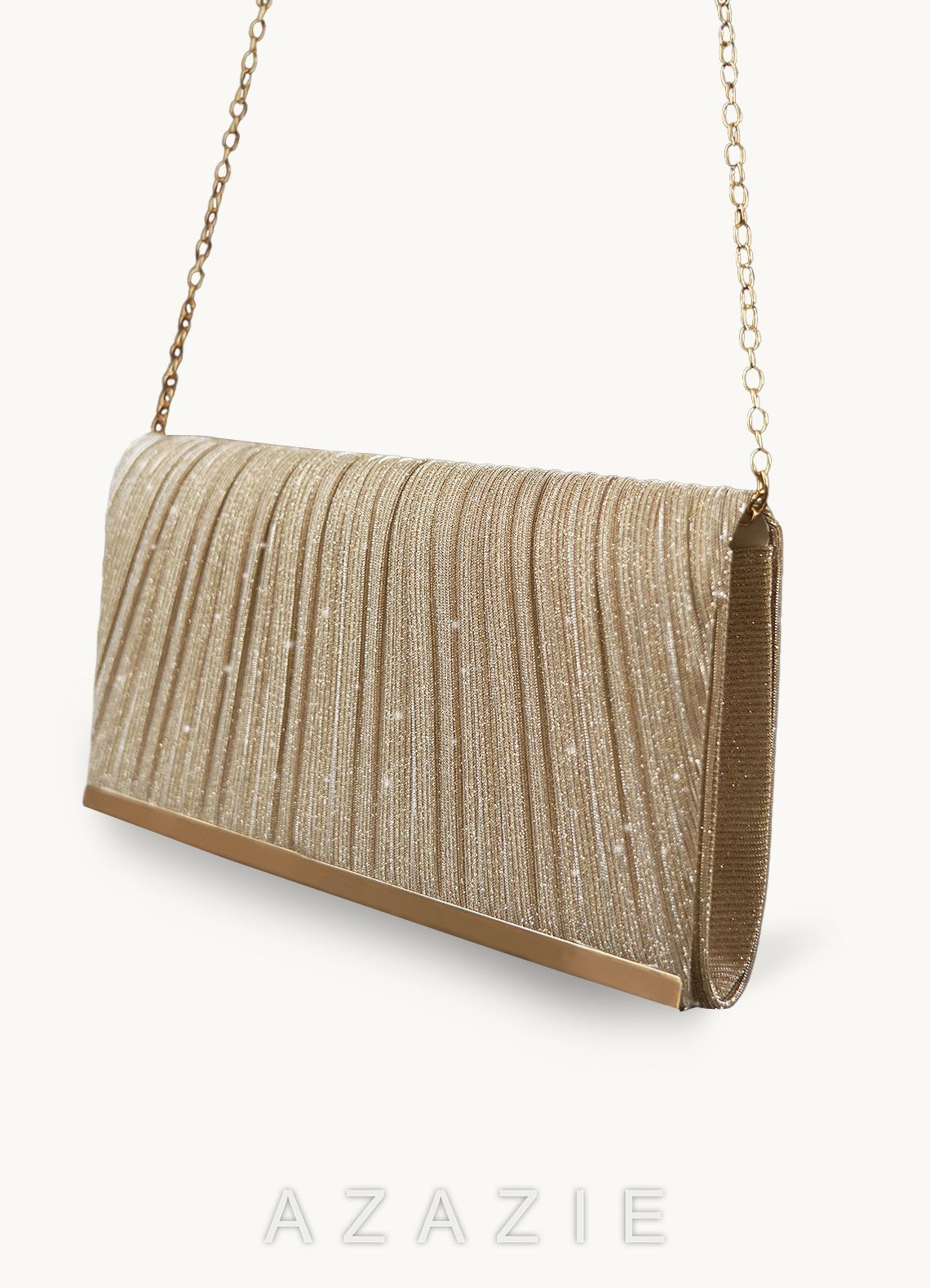 Pleats Elegant Clutch Bag