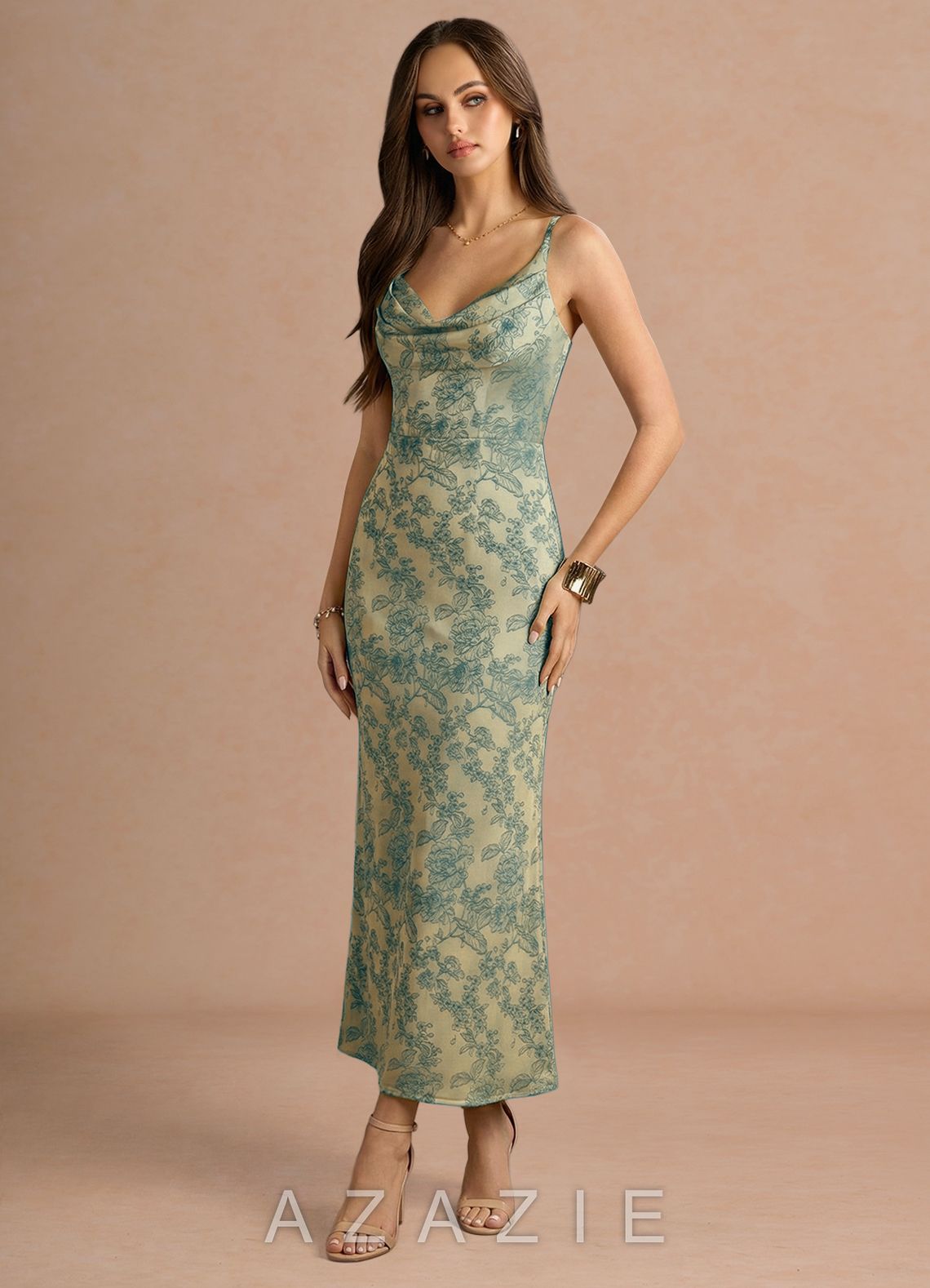Leah {color} Maxi Dress  sp_platinum_teal_#pt134327