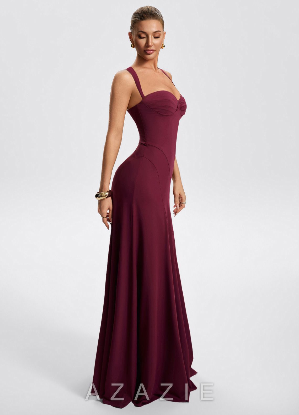 Zephira {color} Maxi Dress  cabernet