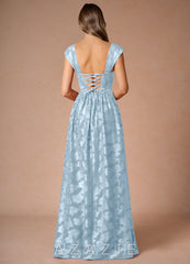Hazel {color} Pleated Maxi Dress  sp_powder_blue_#pb134304