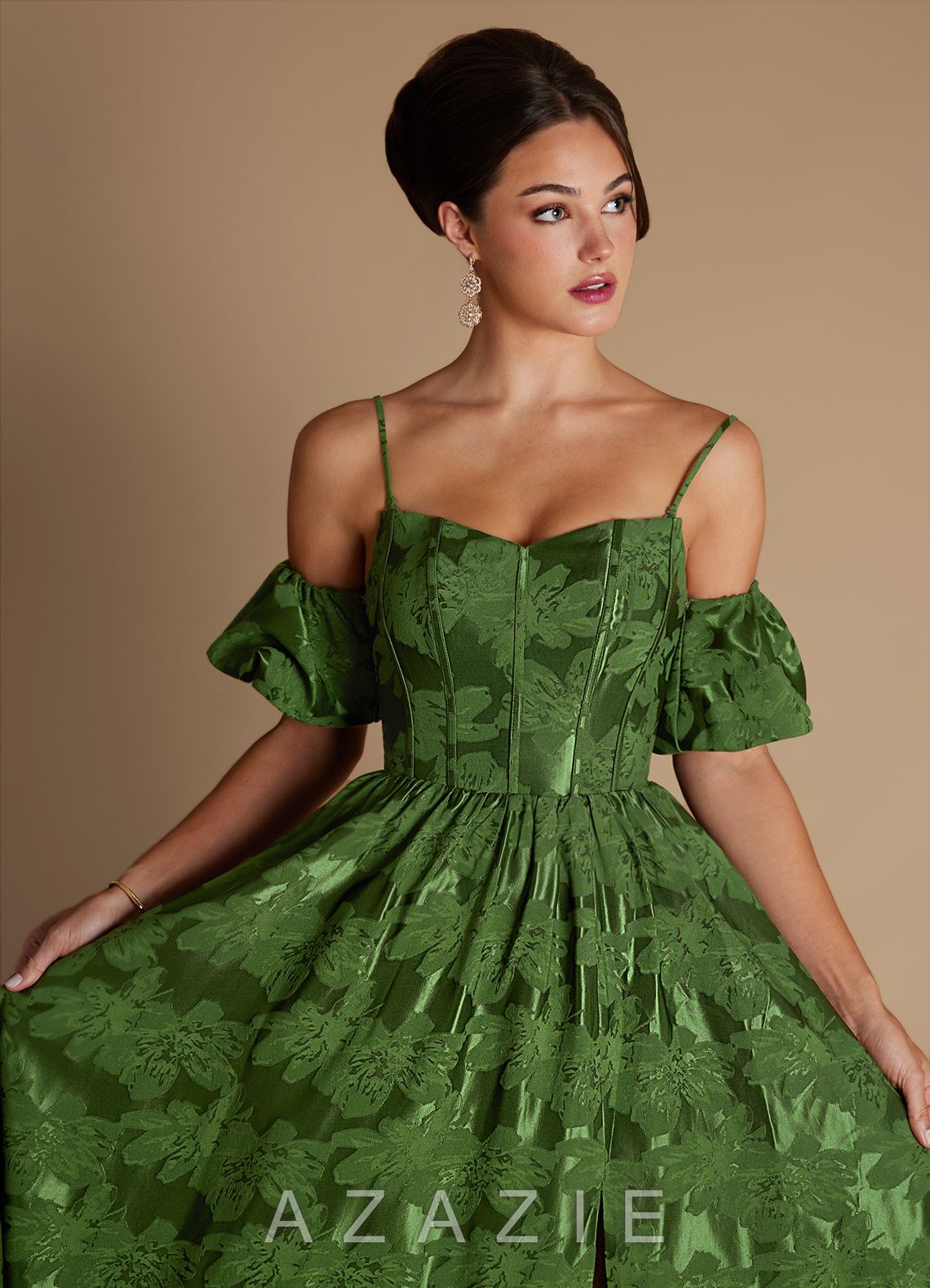 Ashlie {color} Maxi Dress  sp_midnight_forest_#mf134417