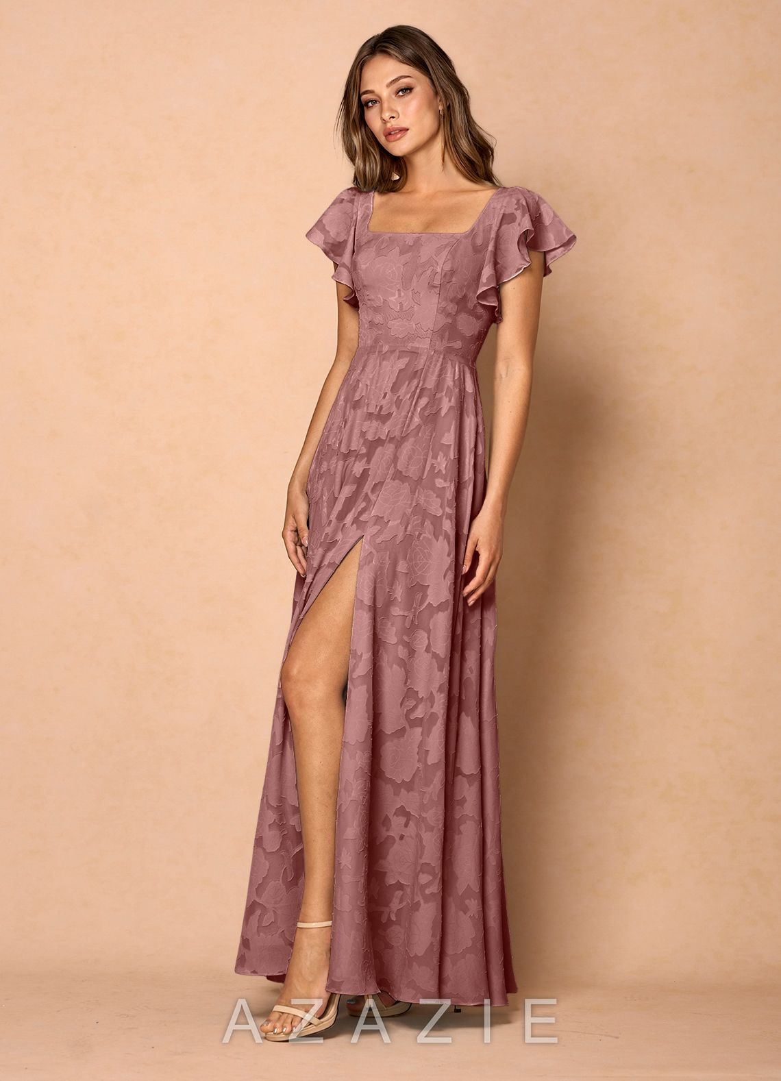 Anna {color} Ruffled Maxi Dress  light_pink_#lp134193