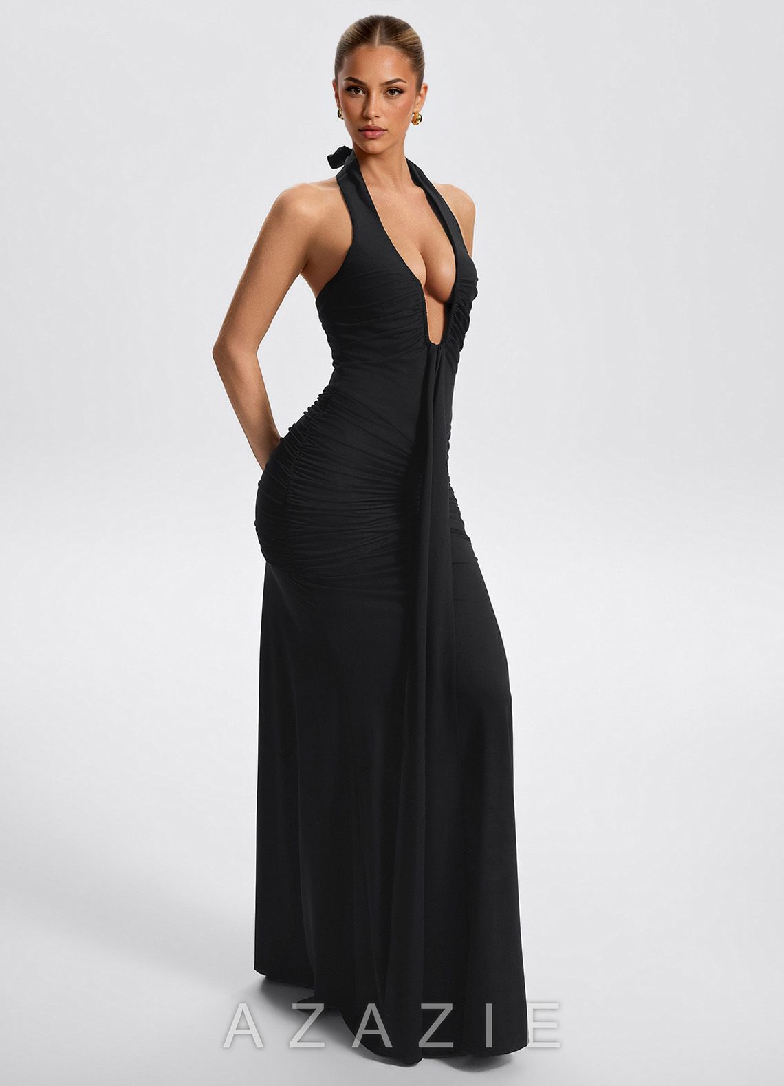 Oriana {color} Maxi Dress  sp_black_#bk546