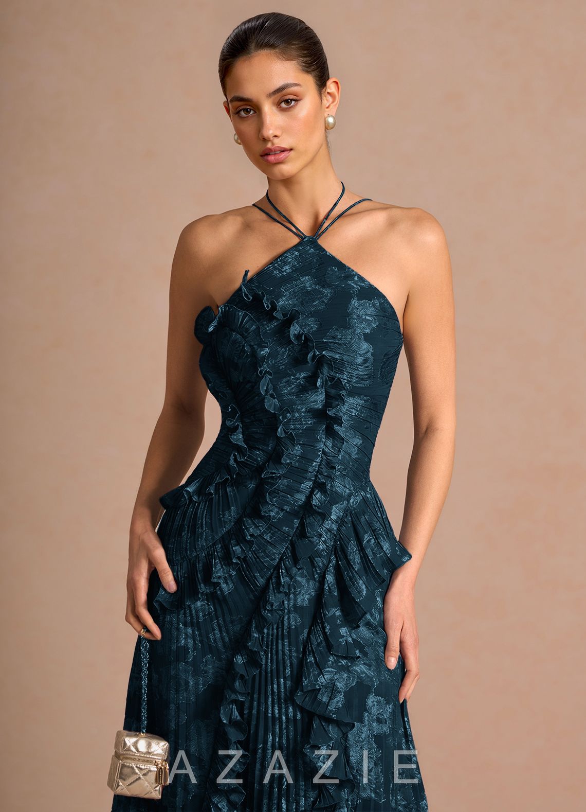 Hatsu {color} Maxi Dress  sp_navy_#n135036