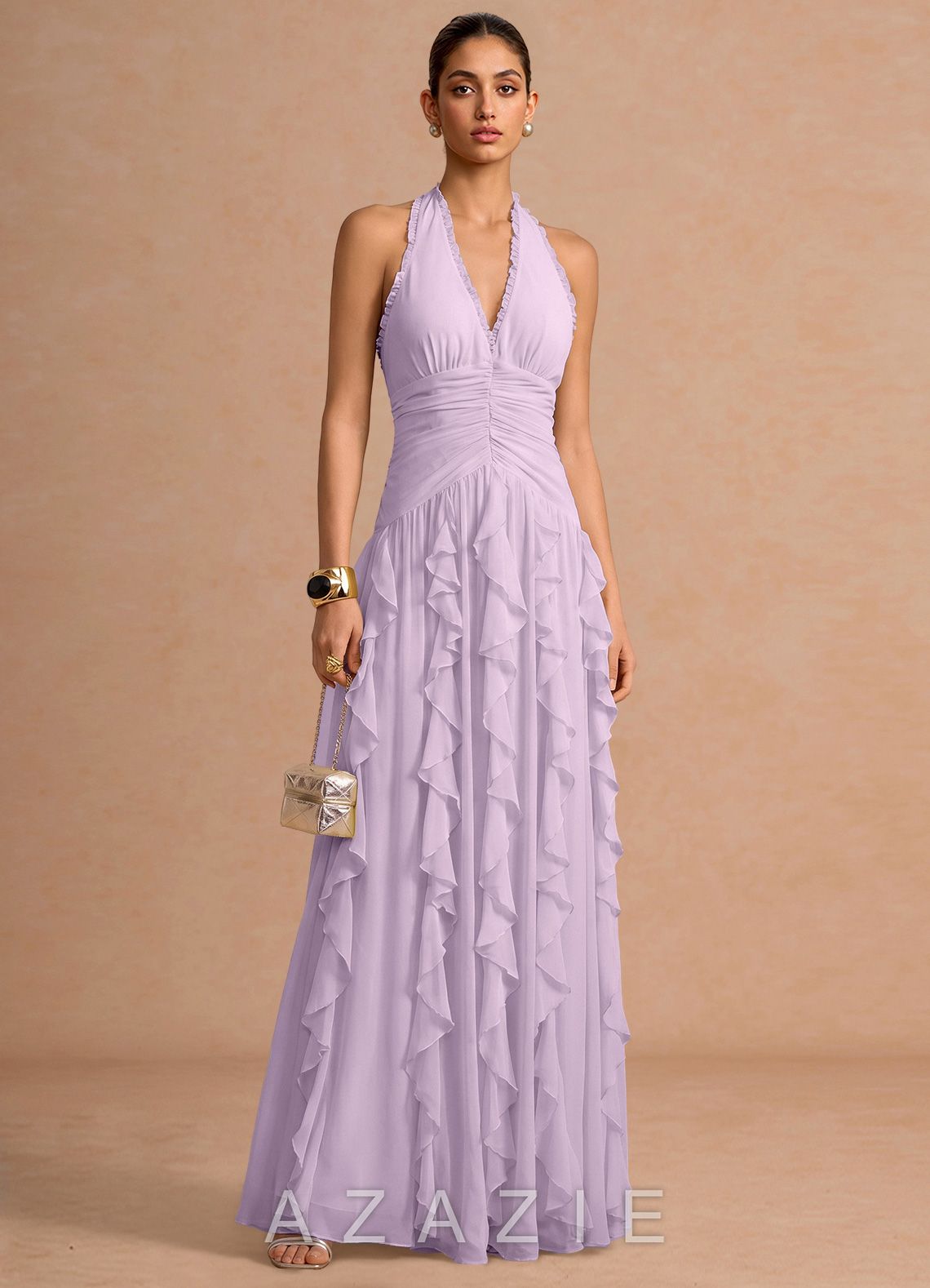 Sylvie {color} Maxi Dress  sp_frosted_lilac_#fl134121