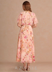 Marilla {color} Maxi Dress  sp_abstract_bouquet_floral_#111401