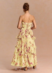 Freja {color} Maxi Dress  sp_light_yellow_#ly337
