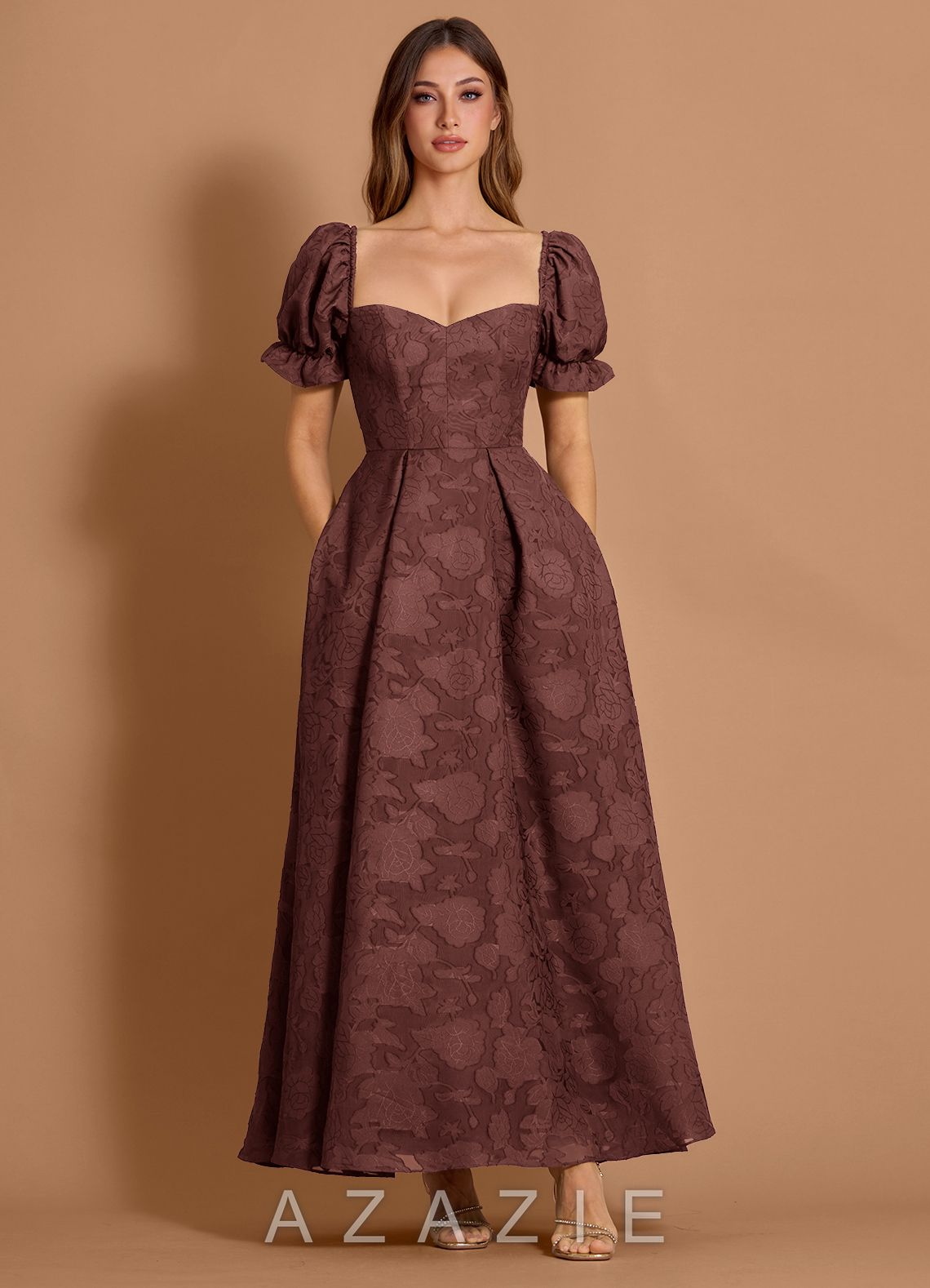 Lanthe {color} Maxi Dress  mocha_coco_#134126
