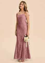 Azazie Lioren Junior Dusty Rose Mermaid Ruched Floral Burnout Dress dusty_rose