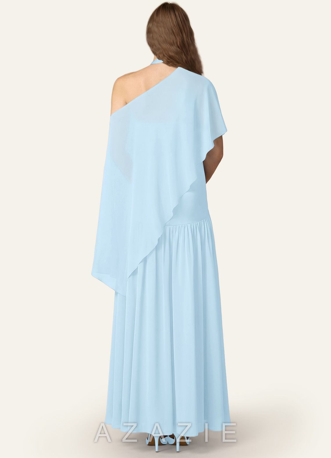 Azazie Matching Color Chiffon Multiway Cape
