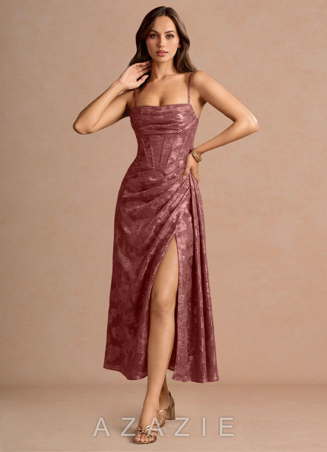 Rosalie {color} Midi Dress  sp_vintage_rose_#vr134282