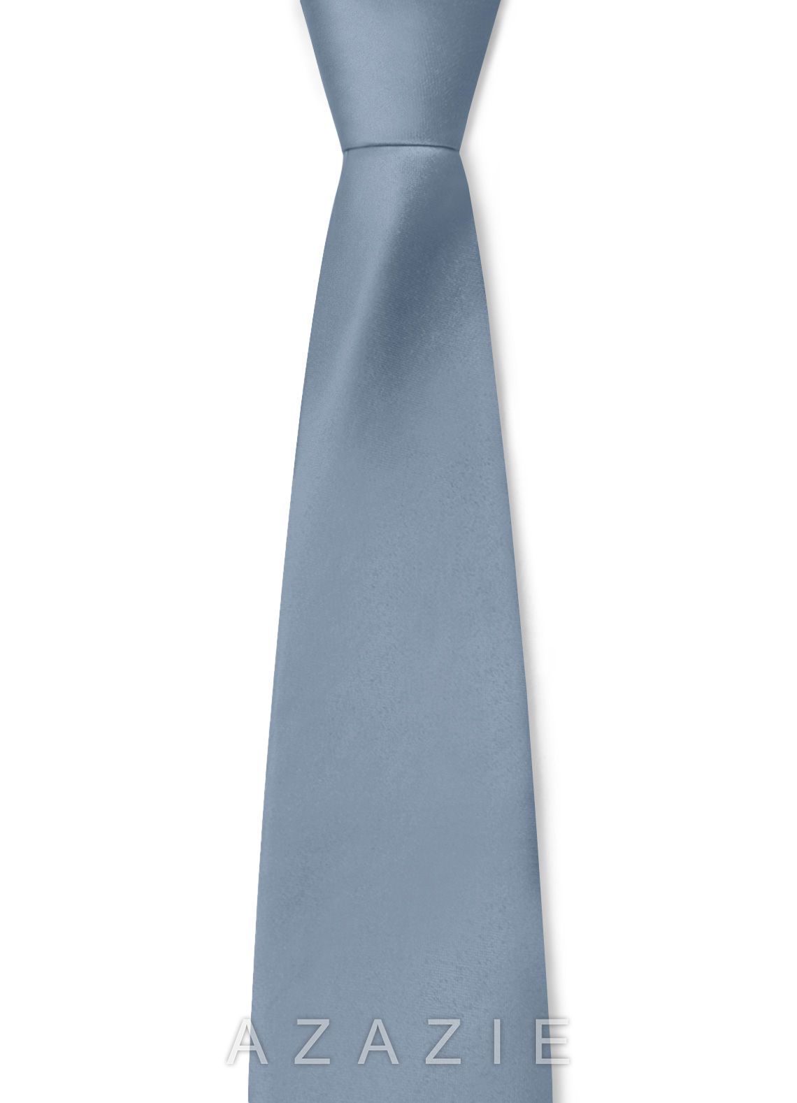 Boy's Matte Satin Neck Tie  dusty_blue