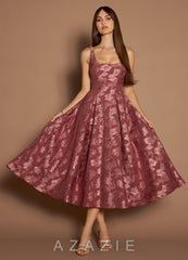 Briac {color} A-line Midi Dress  sp_vintage_rose_#vr134282