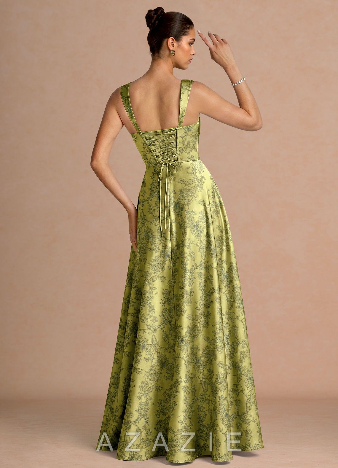 Azaria {color} Maxi Dress  sp_moss_navy_#mn134320