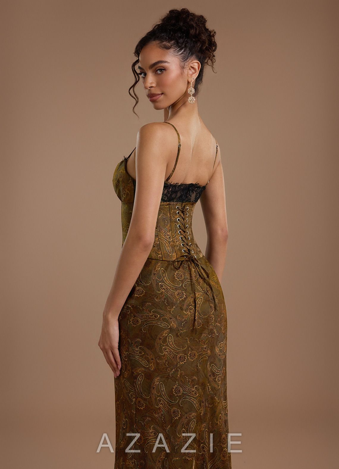 Reya {color} Maxi Dress  sp_mocha_paisley_#mp134312