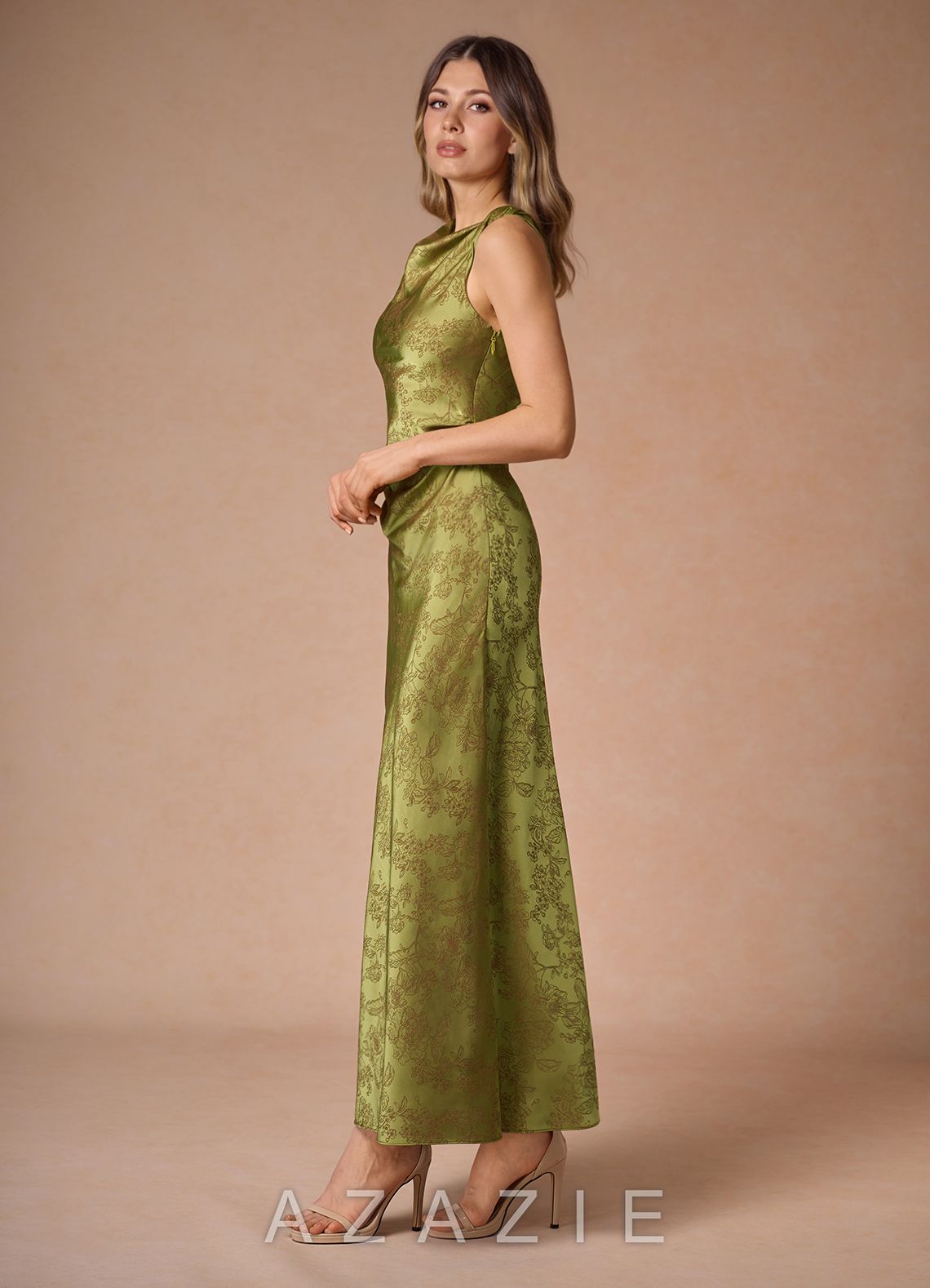 Elena {color} Maxi Dress  sp_moss_brown_#mb134752