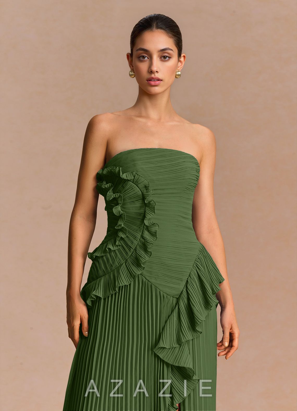 Brylee {color} Maxi Dress  sp_olive_#111401