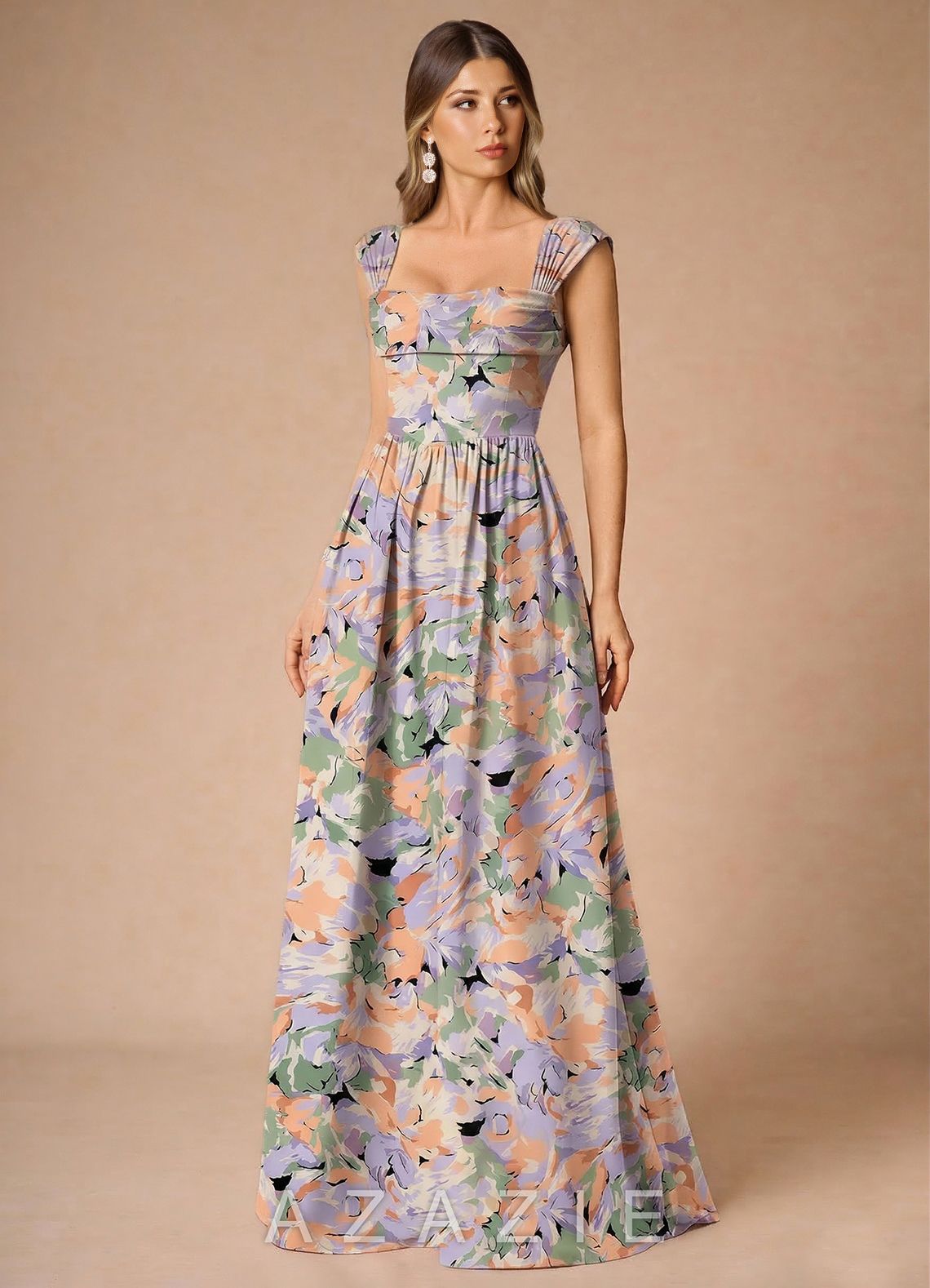 Hazel {color} Maxi Dress  sp_purple_green_#pg134430