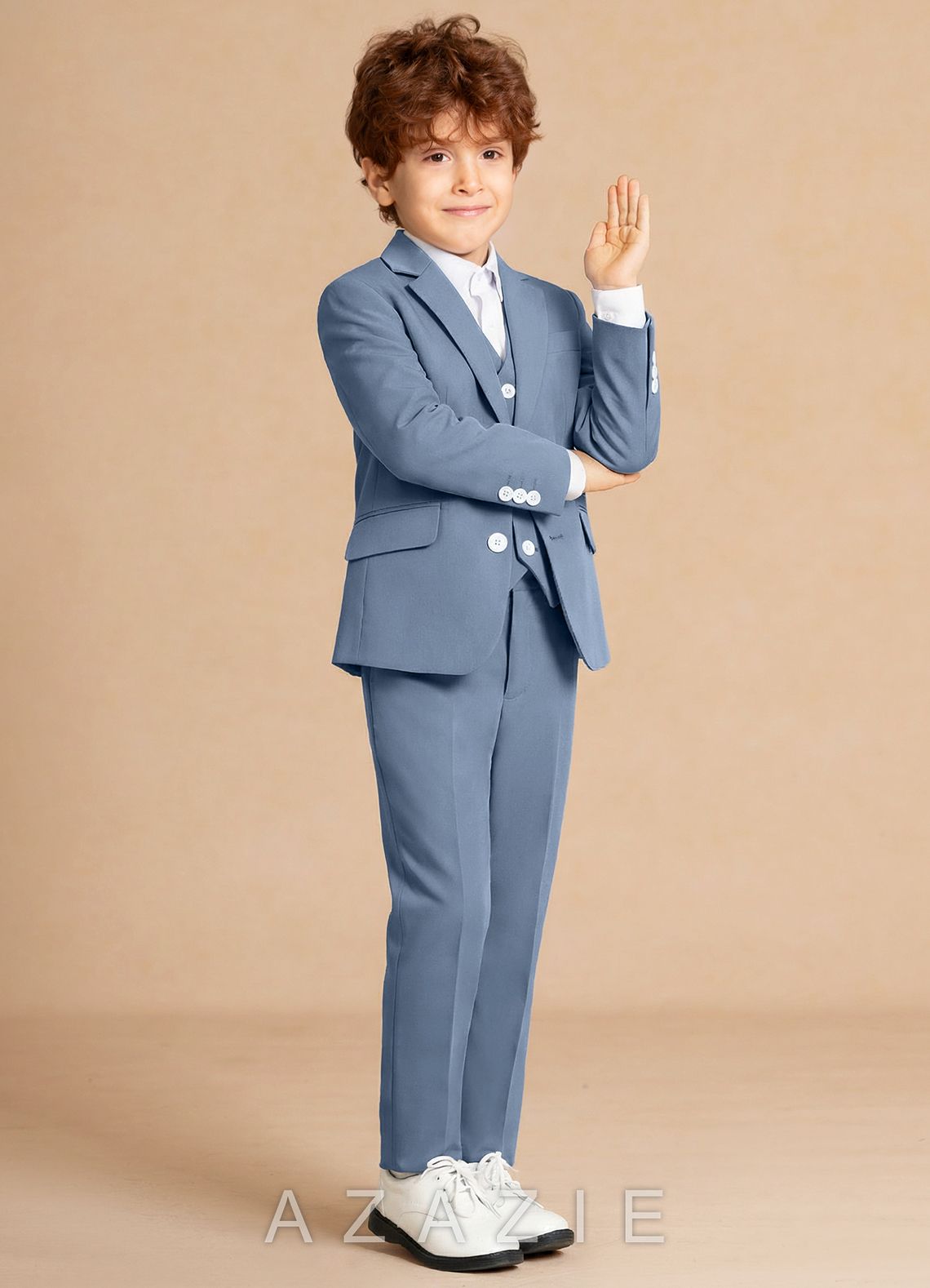 Finn Dusty Blue Boy 3-Piece Suit