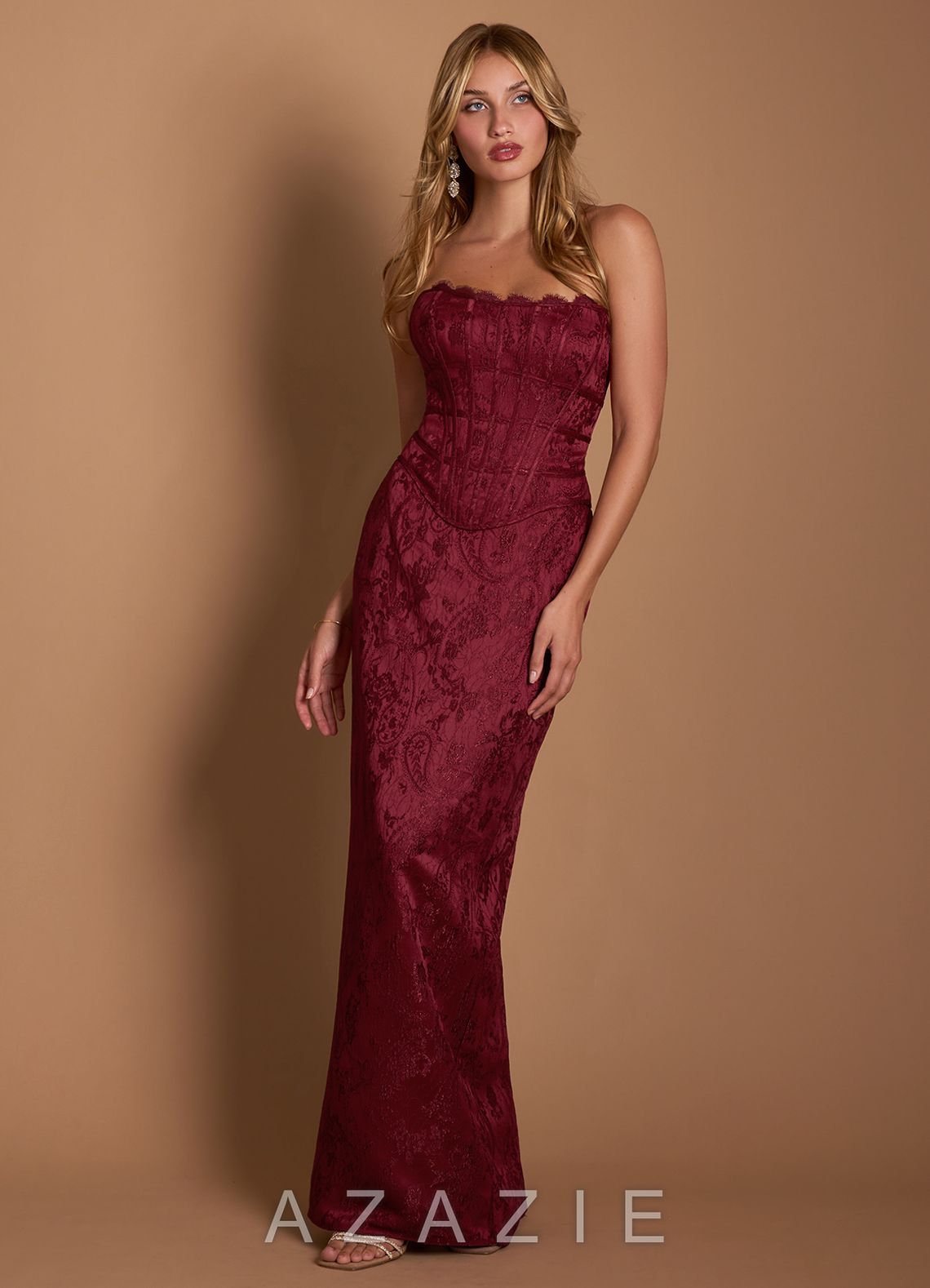 Koryn {color} Two Piece Dress  sp_dark_raspberry_#134913