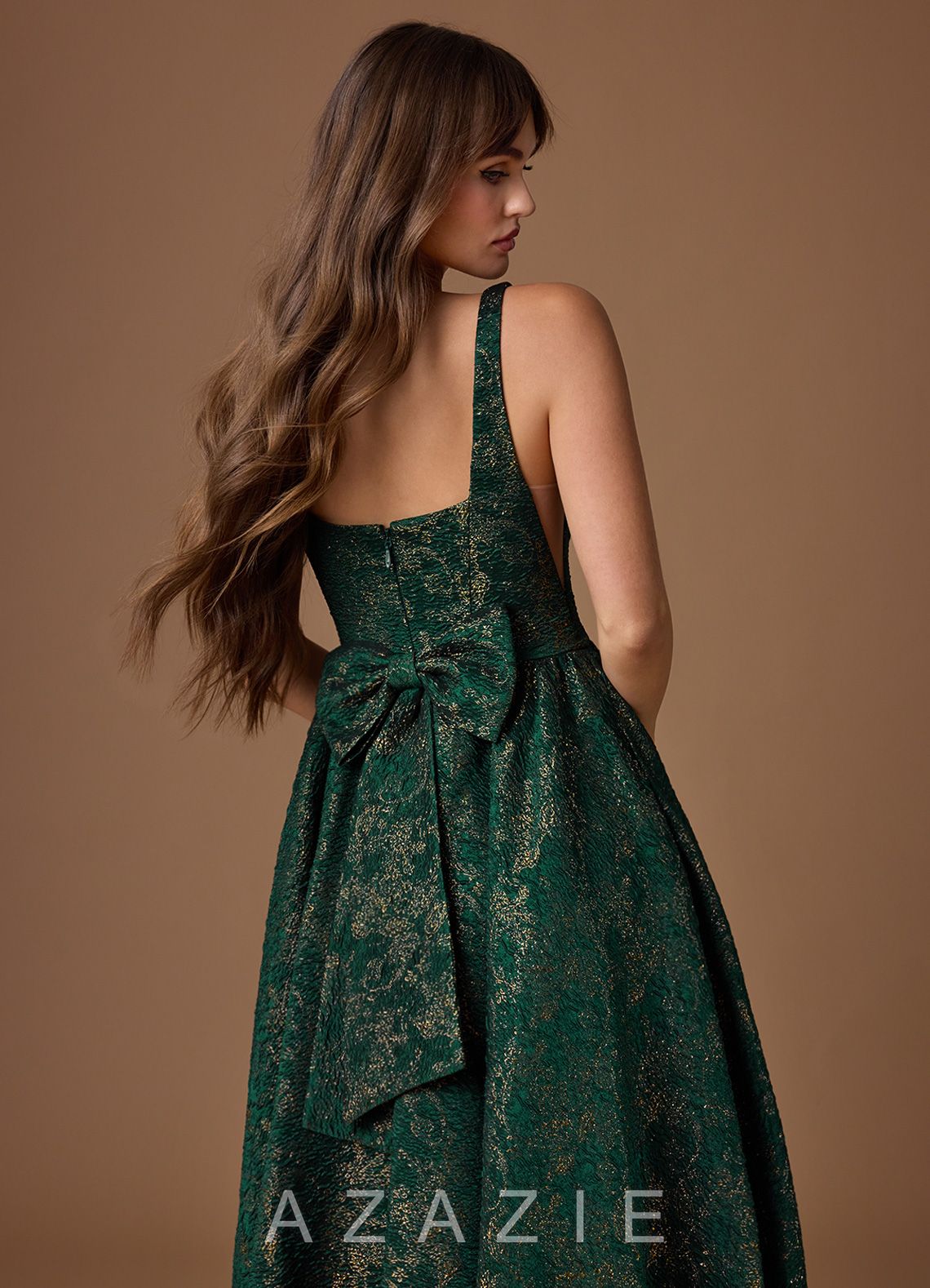Bea {color} Gown  sp_gilded_emerald_#ge134309